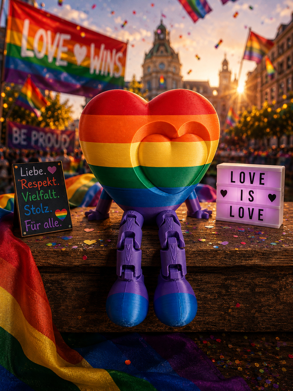 🌈 LGBTQIA+ Heart – Love knows no bounds