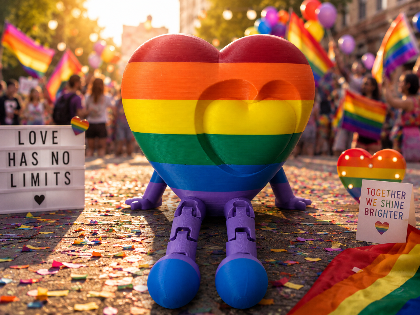 🌈 Cœur LGBTQIA+ – L'amour n'a pas de limites