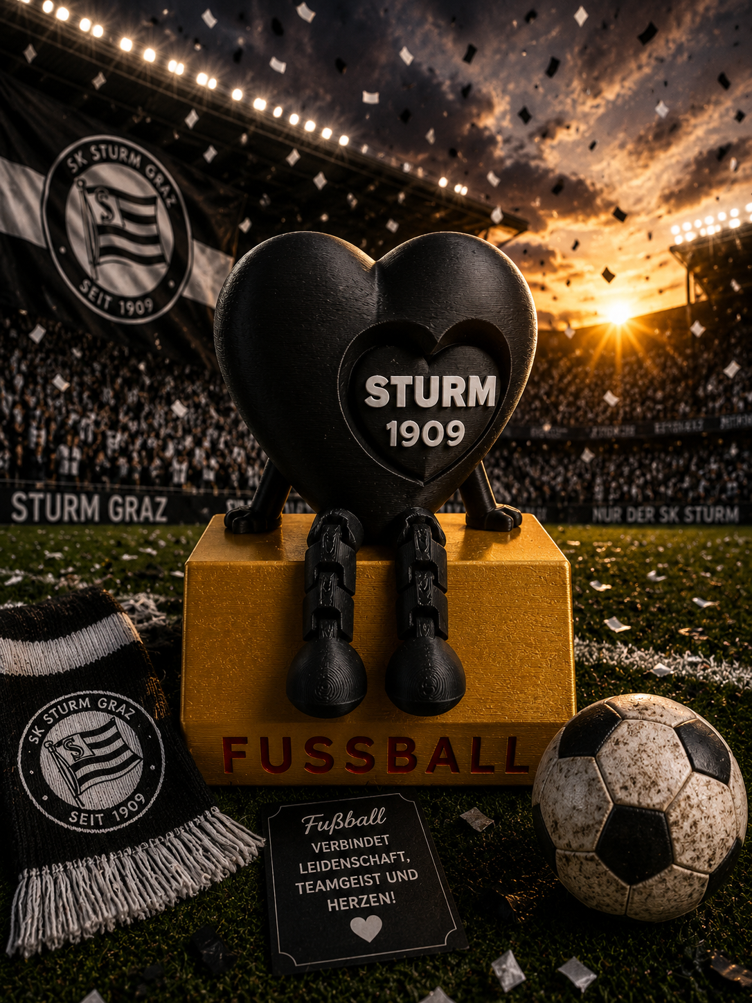 🖤🤍 STURM GRAZ – Fan Heart